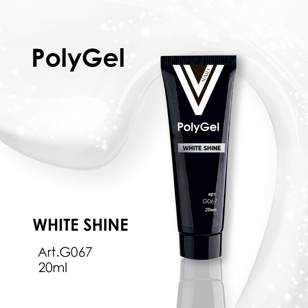 Vogue Nails PolyGel White Shine (20 ) SALE 369 .